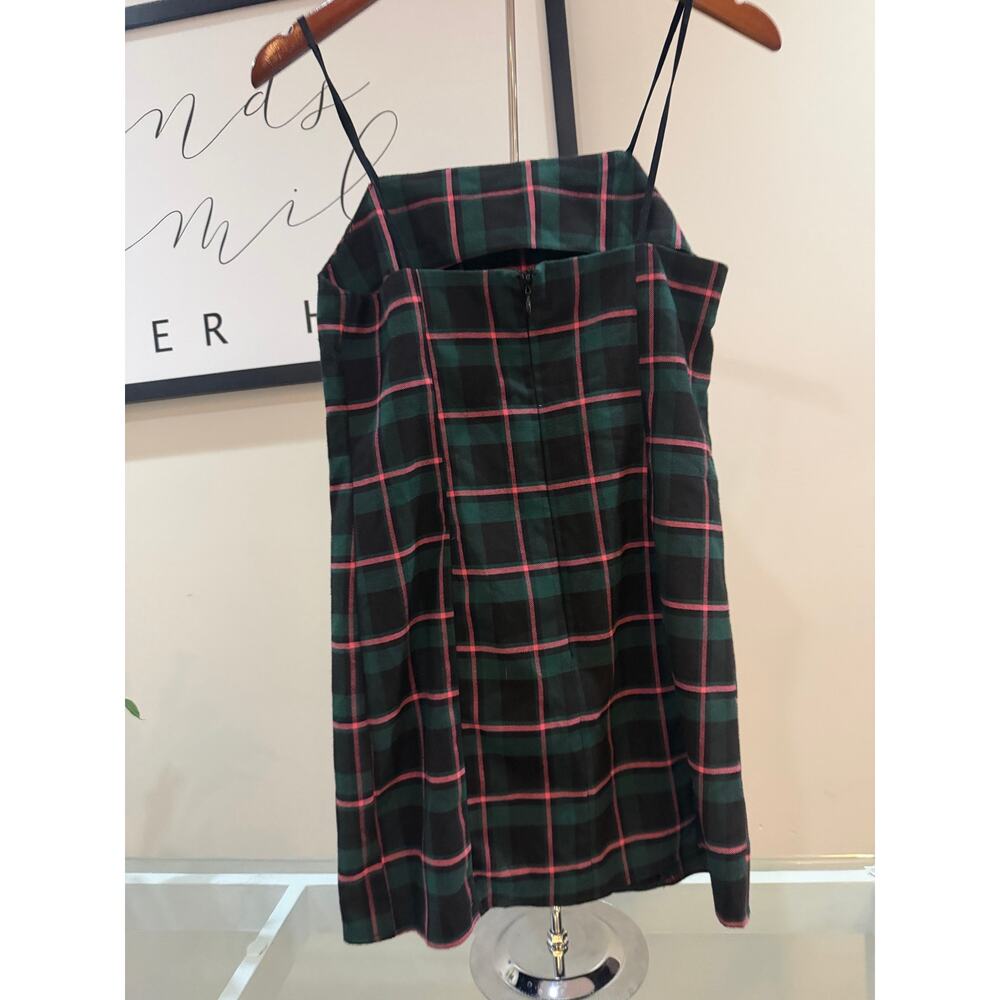 Urban Outfitters 90s Style Plaid Spaghetti Strap Mini Dress | Size Small - Picture 2 of 8